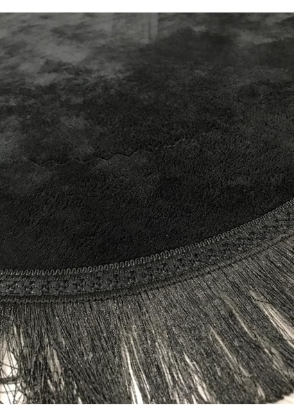 Pera Siyah 3'lü Banyo Paspası Seti Kaymaz Tabanlı Saçaklı Püsküllü Klozet Takımı fiyatları