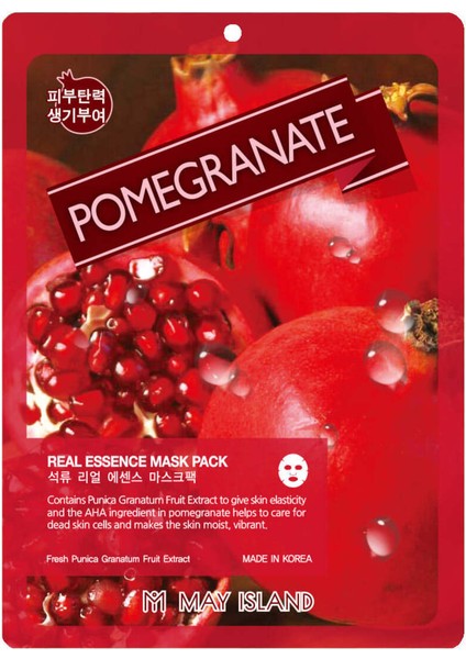 Kore Kağıt Yüz Maskesi 10'lu Nar Özlü (Parlaklık Kazandırır) fiyatları