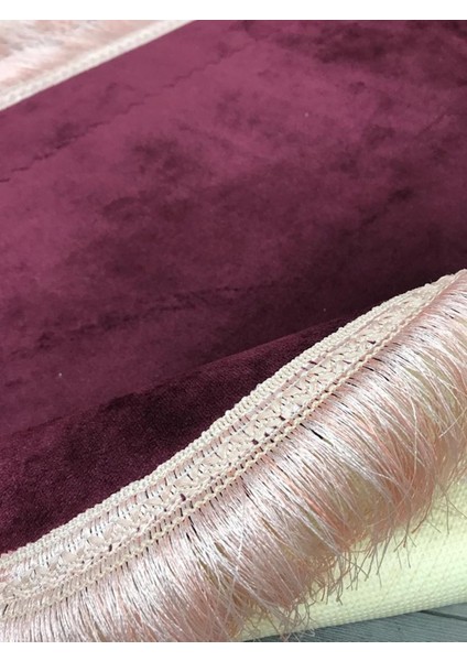 Pera Mürdüm 3'lü Banyo Paspası Seti Kaymaz Tabanlı Saçaklı Püsküllü Klozet Takımı fiyatları