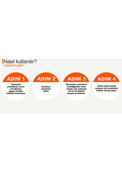 Kore Kağıt Yüz Maskesi Vitamin Özlü 5'Li (Cilde Canlılık Ve Tazelik Kazandırır) fırsatları