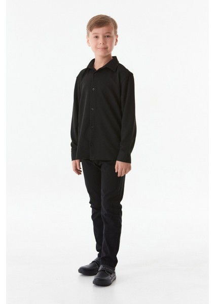 Fitilli Düğmeli Erkek Çocuk Gömlek indirimleri
