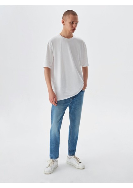 Erkek Beyaz T-shırt