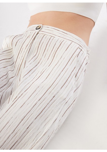 Normal Bel Normal Beyaz - Çok Renkli Kadın Pantolon F4SL-PNT0138 indirimleri