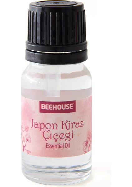 Bee House Japon Kiraz Çiçeği Esansiyel Buhurdanlık Yağı Pembe 10 ml