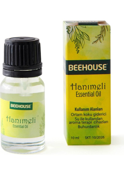 Bee House Hanımeli Esansiyel Buhurdanlık Yağı Sarı 10 ml