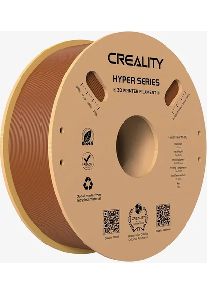 Creality 3D Creality Hyper Pla Filament Kahverengi 1.75MM 1kg