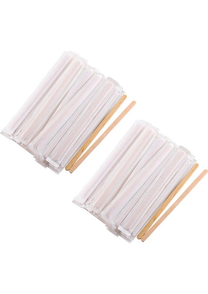 200 Adet 5.5 Inç Kahve Karıştırıcı Çubukları-Doğal Ahşap Çevre Dostu Kahve Içecek Milktea Tek Kullanımlık Karıştırıcı Çubuğu (Yurt Dışından)