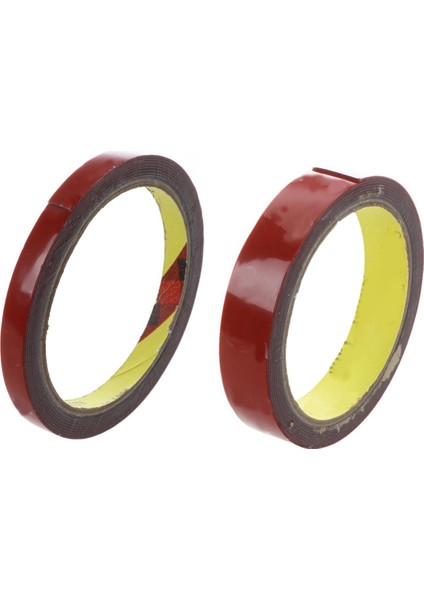 Adet Kırmızı Güçlü Kalıcı Çift Taraflı Süper Yapışkan Köpük Bant Rulosu Araç Araba Için, 10MMX3M ve 20MMX3M (Yurt Dışından)