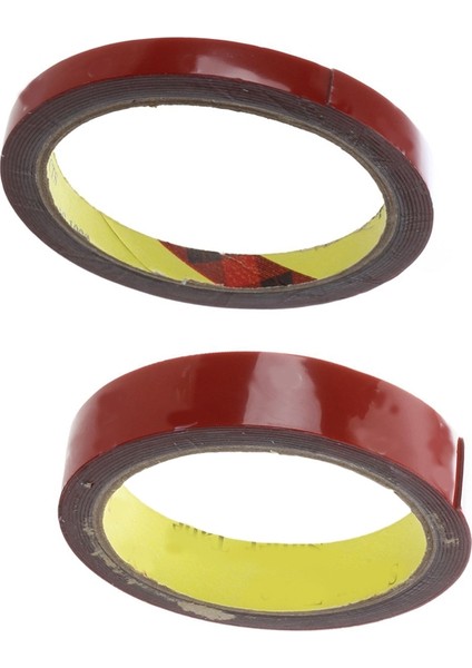 Adet Kırmızı Güçlü Kalıcı Çift Taraflı Süper Yapışkan Köpük Bant Rulosu Araç Araba Için, 10MMX3M ve 20MMX3M (Yurt Dışından) modelleri