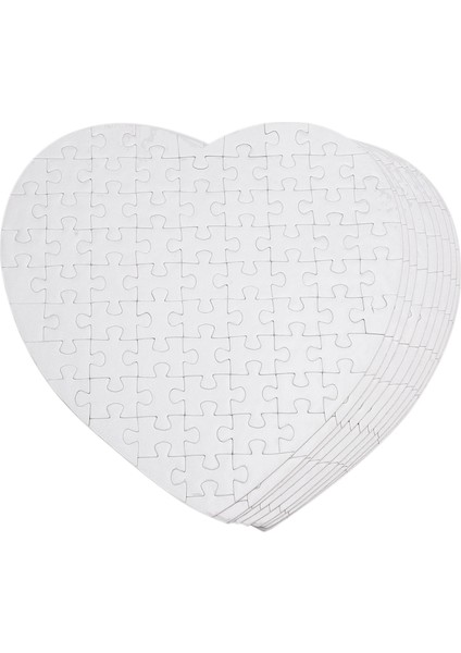 10 Adet Süblimasyon Boş Bulmaca Dıy Zanaat Kalp Yapboz Dıy Transfer Ürünleri (Yurt Dışından) indirimleri