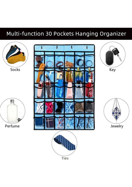 Hesap Makinesi Tutucu Için Cep Tablosu, Sınıf Için 30 Cep Tablosu 33,5 x 24,5 Inç Cep Telefonu Düzenleyiciyi Asın (Yurt Dışından) indirimleri