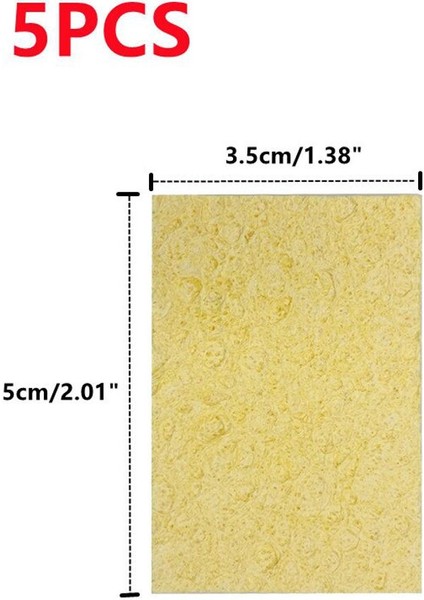 5/10 Adet Temizleme Süngeri Temizleyici Kalıcı Lehim Kaynak Istasyonu Elektrikli Havya Ipuçları Temiz Sünger Tamir Araçları (Yurt Dışından)