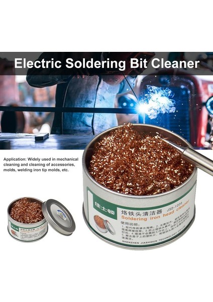 Temizleme Topu Kaynak Lehim Sökme Havya Örgü Filtre Temizleme Memesi Ucu Bakır Tel Temizleyici Top Kalay Sökücü Çelik Top (Yurt Dışından) modelleri