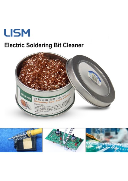 Temizleme Topu Kaynak Lehim Sökme Havya Örgü Filtre Temizleme Memesi Ucu Bakır Tel Temizleyici Top Kalay Sökücü Çelik Top (Yurt Dışından) fırsatları