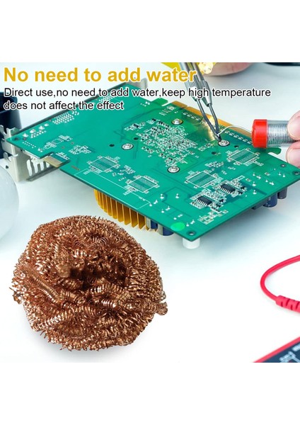 Temizleme Topu Kaynak Lehim Sökme Havya Örgü Filtre Temizleme Memesi Ucu Bakır Tel Temizleyici Top Kalay Sökücü Çelik Top (Yurt Dışından) indirimleri