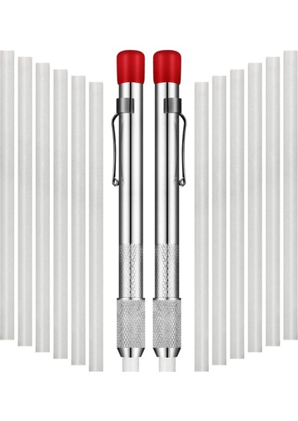 Lkpcıgcxm 2 Adet Sabuntaşı Tutucular Yuvarlak Sabuntaşı Işaretleyici Sabuntaşı Kalem 12 Adet Yedekler ile Kaynak Araçları ve Işaretleyiciler Için Çıkarılabilir (Yurt Dışından)