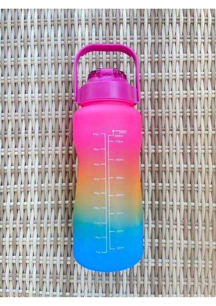 Ba Home 3lü Motivasyon Su Matarası Suluk 2LT-900ML-300ML