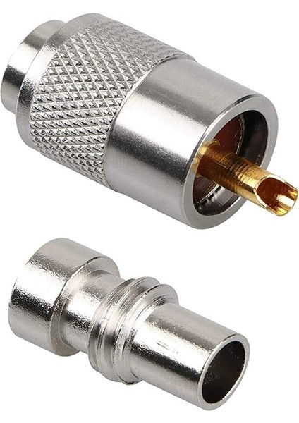 Nanlıy- RG8X, Rg8, RG59, LMR-400, RG-213 Koaksiyel Koaksiyel Kablo Için Redüktörlü 10 Paket UHF/PL-259 Lehim Konnektör Fişi (Yurt Dışından) indirimleri