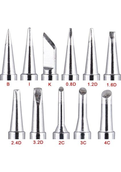 Fs-11 Parça Havya Ipuçları Kiti 900M-T Hakko Lehimleme Istasyonu Aracı Için 900M 936 937 907 (Yurt Dışından) modelleri