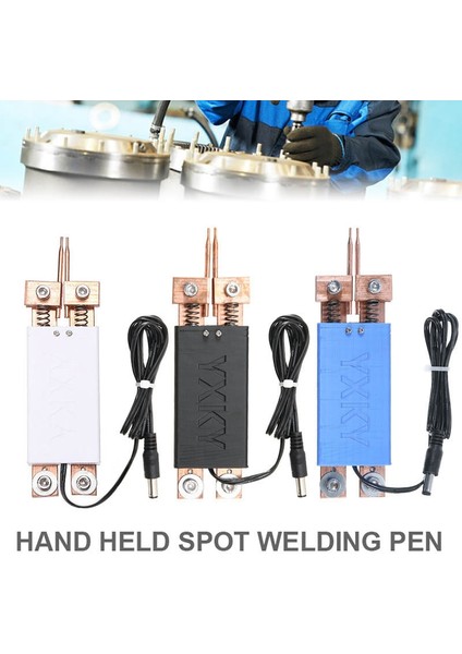 Dıy Nokta Kaynakçı Makinesi Kaynak 18650 Pil El Nokta Kaynak Kalem Otomatik Tetik Dahili Anahtarı Siyah (Yurt Dışından) modelleri