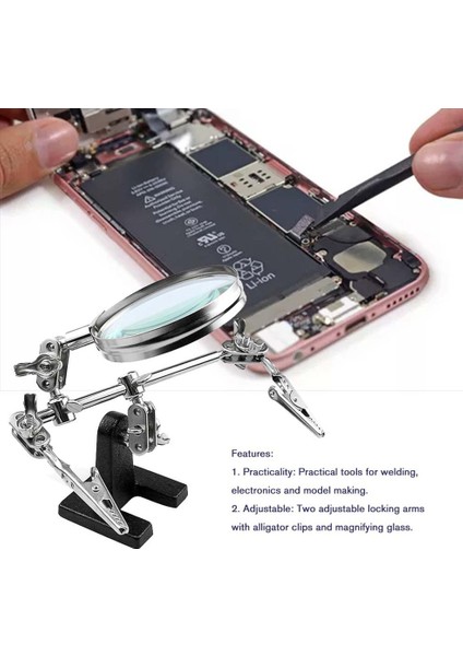 5x Kaynak Büyüteci ile Üçüncü El Alet Lehimleme Standına Yardımcı Olma (Yurt Dışından) modelleri