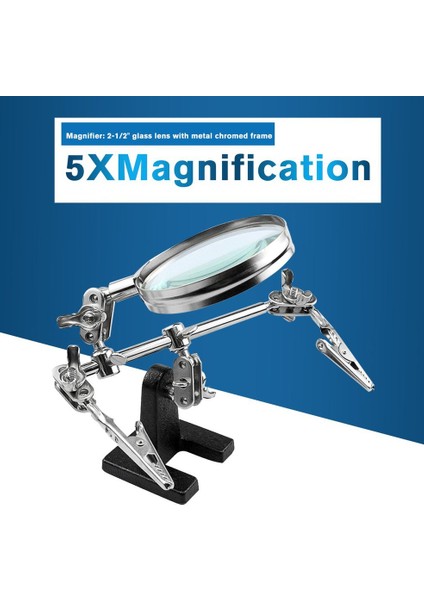 5x Kaynak Büyüteci ile Üçüncü El Alet Lehimleme Standına Yardımcı Olma (Yurt Dışından) indirimleri