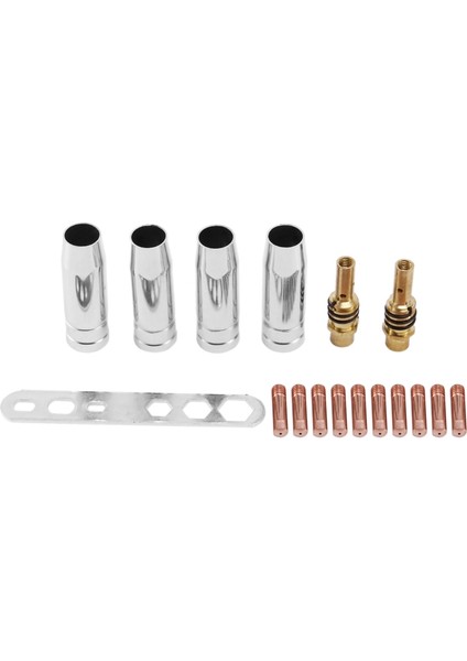 17 Adet/takım 15AK Mig/mag Kaynak Memesi Iletişim Ipuçları 0.8X25MM Set (Yurt Dışından) fırsatları