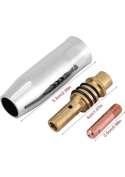 24 Adet/takım 15AK Binzel Torch Sarf Malzemeleri Elektrot ve Kalkan Bardak (Yurt Dışından) fiyatları