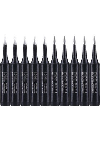 10 Adet/grup 900M-TI Kurşunsuz Lehimleme Ucu Siyah Metal Havya Kaynak Ipuçları Bga Lehimleme Istasyonu Tamir Araçları (Yurt Dışından)