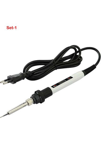 Elektrikli Havya 80 W Ayarlanabilir Sıcaklık LCD Kaynak Aracı Seramik Isıtıcı Havya Kafa Lehim Sökme Pompa Seti (Yurt Dışından) fiyatları