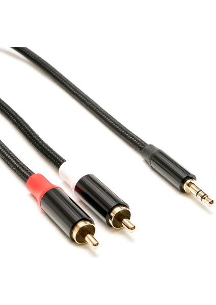 MF-AC11-2M 2 RCA - 3.5mm Stereo Ses Kablosu 2m