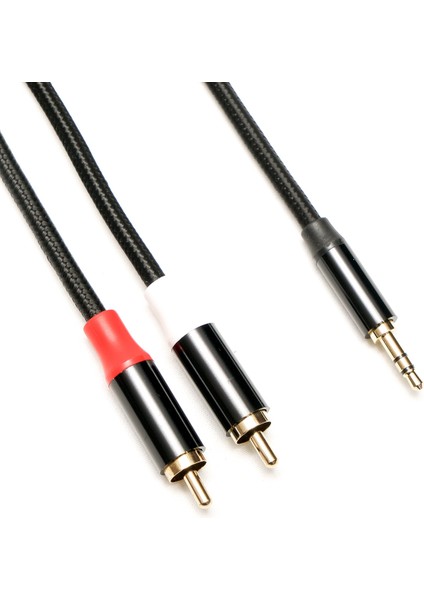 MF-AC11-2M 2 RCA - 3.5mm Stereo Ses Kablosu 2m