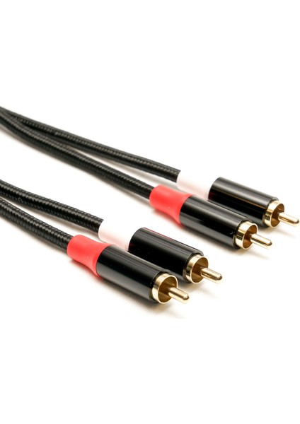 MF-SK41 2 Rca - 2 Rca Ses Kablosu 1m