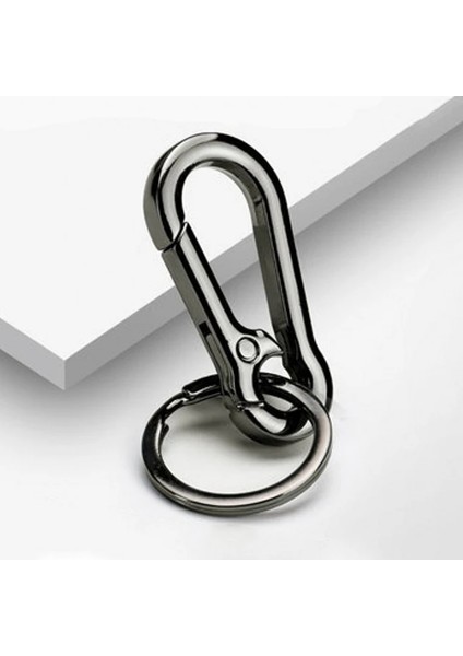 Siyah Anti-Pas Metal Anahtarlık Anahtarlık Evrensel Kadın Erkek Çinko Alaşım Anahtarlık Anahtarlık Basit Kolye Aksesuarları Aksesuarları (Yurt Dışından)