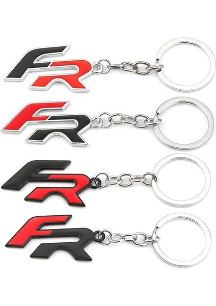Kırmızı Araba Anahtarlık Fr Anahtarlık Metal Anahtarlık Yüzük Tutucu Rozeti Koltuk Için Alhambra Leon Ateca Arona Altea Ltea Cupra Toledo Tarraco (Yurt Dışından) modelleri