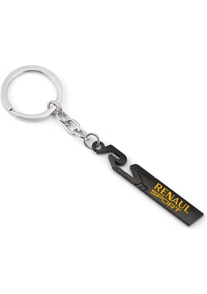 Gri Araba Anahtarlığı Rs Spor Logo Anahtarlık Renault Clio Scenic Için Safrane Vel Satis Arkana Tılsım Laguna Logan Megane Koleos Sandero (Yurt Dışından)