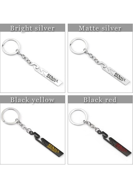 Gri Araba Anahtarlığı Rs Spor Logo Anahtarlık Renault Clio Scenic Için Safrane Vel Satis Arkana Tılsım Laguna Logan Megane Koleos Sandero (Yurt Dışından) modelleri