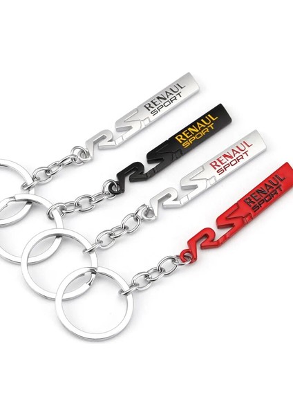 Gri Araba Anahtarlığı Rs Spor Logo Anahtarlık Renault Clio Scenic Için Safrane Vel Satis Arkana Tılsım Laguna Logan Megane Koleos Sandero (Yurt Dışından) fırsatları