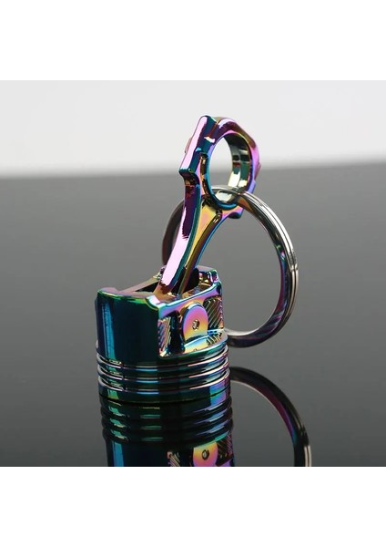 Büyük Piston Gökkuşağı Sıcak Krom Motor Simli Piston Anahtarlık Zincir Anahtarlık Anahtarlık Krom Gümüş Renk Mevcuttur (Yurt Dışından) fırsatları