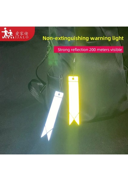 Yeşil Yeni Geldi Çanta Etiketi Flama Bant Kolye Yansıtıcı Anahtarlık Çanta Kolye Aksesuarları Yansıtıcı Anahtarlıklar (Yurt Dışından) fiyatları