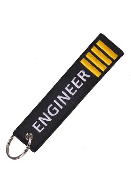 Mühendis Uçuş Öncesi Kaldır Anahtarlık Takı Nakış Mühendisi Havacılık Hediyeler Için Anahtarlık Bagaj Etiketi Moda Pilot Anahtar Zincirleri (Yurt Dışından)