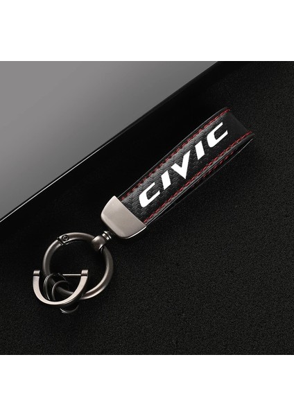 Kırmızı 2021 Yeni Deri At Nalı Toka Anahtarlık Araba Logosu Yaratıcı Özel Anahtarlık Honda Cıvıc 10TH Gen 8th Gen Crv (Yurt Dışından) indirimleri