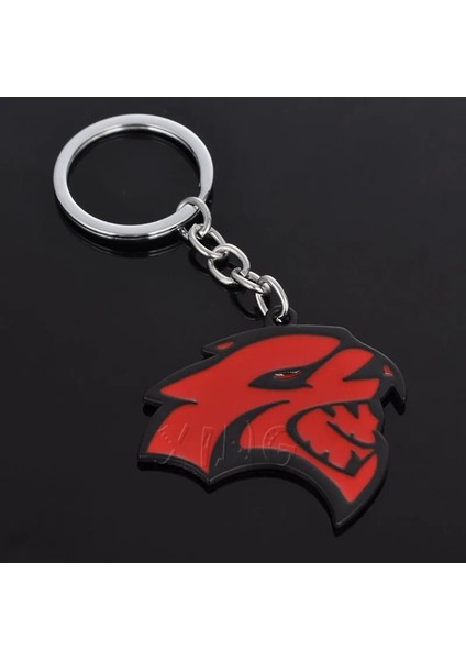 Siyah Moda Araba Anahtarlık Anahtarlık Anahtarlık Anahtarlık Dodge Challenger Hellcat Srt Oto Logo Anahtarlık Styling (Yurt Dışından)