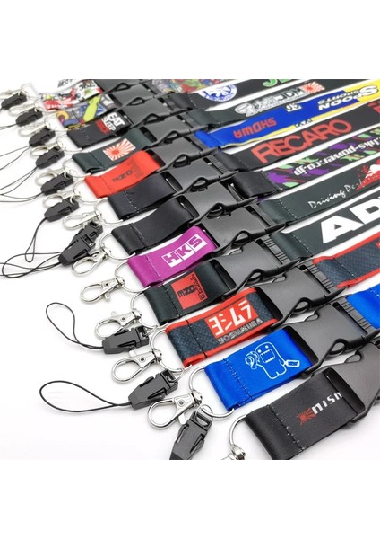 Hks-A Araba Jdm Modifiye Kültürel Toka Ipi Çalışanın Kart Kimliği Cep Telefonu Anahtarı Asılı Boyun Ipi Hızlı Bırakma Hks Sparco Nos (Yurt Dışından)