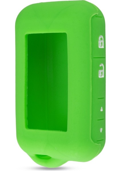 Yeşil Keyyou Silikon Kılıf Araba Anahtarı Starline E60 E61 E66 E63 E66 E90 E91 E61 E95 2 Yönlü Araba Alarmı LCD Uzaktan Kumanda Anahtarlık (Yurt Dışından)