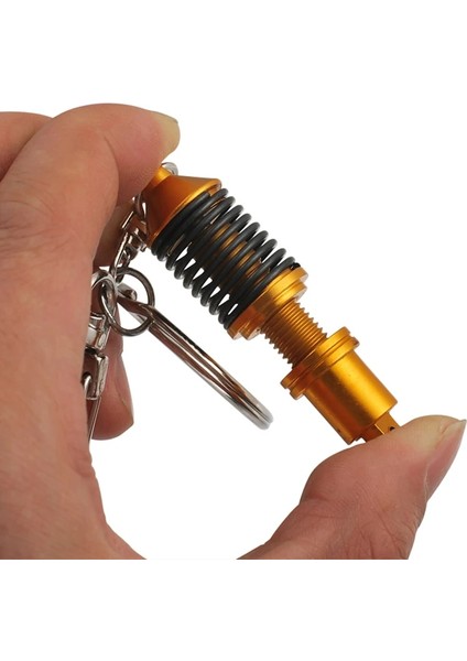 Altın Evrensel Ayarlanabilir Alaşım Araba Iç Süspansiyon Anahtarlık Coilover Bahar Araba Tuning Parçası Amortisör Anahtarlık Adam Hediye Için (Yurt Dışından) indirimleri