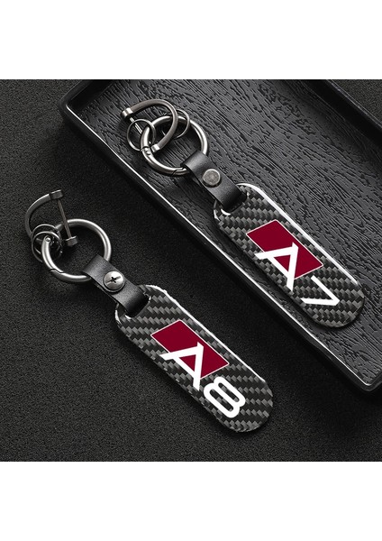 A8 4s Karbon Fiber Araba Keycha Derece Dönen At Nalı Anahtarlıklar Audi A3 A4 A5 A6 A7 A8 Q3 Q5 Q7 Q8 Araba Aksesuarları (Yurt Dışından) modelleri