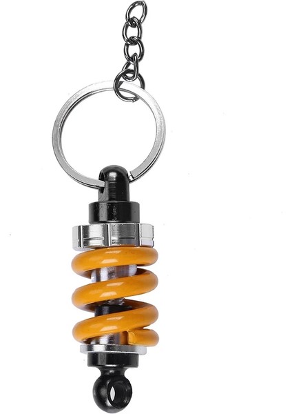 Kırmızı 1 Adet Evrensel Amortisör Şekilli Metal Anahtarlık Hediye Motosiklet Dekor Ashion Rüzgar Serin Anahtarlık Çekin (Yurt Dışından)