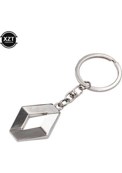 Gümüş Rengi Renault 1 Adet Için 3D Metal Araba Anahtarlık Moda Yeni Oto Malzemeleri Amblem Anahtarlık Reynolds Araba Aksesuarları Anahtarlık (Yurt Dışından)