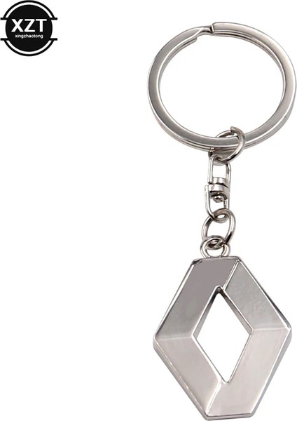 Gümüş Rengi Renault 1 Adet Için 3D Metal Araba Anahtarlık Moda Yeni Oto Malzemeleri Amblem Anahtarlık Reynolds Araba Aksesuarları Anahtarlık (Yurt Dışından)